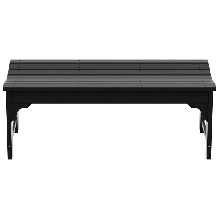 Black bench seat outdoor sale
