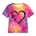 thumbnail image 4 of Toddler Baby Girl Short Sleeve Shirt & Casual Shorts Set Summer Outfits Clothes,Breathable 6-12 Months 12-24 Months 2t 3t 4t 5t 6t 7t 8t 9t Children 5-6 Years, 4 of 5