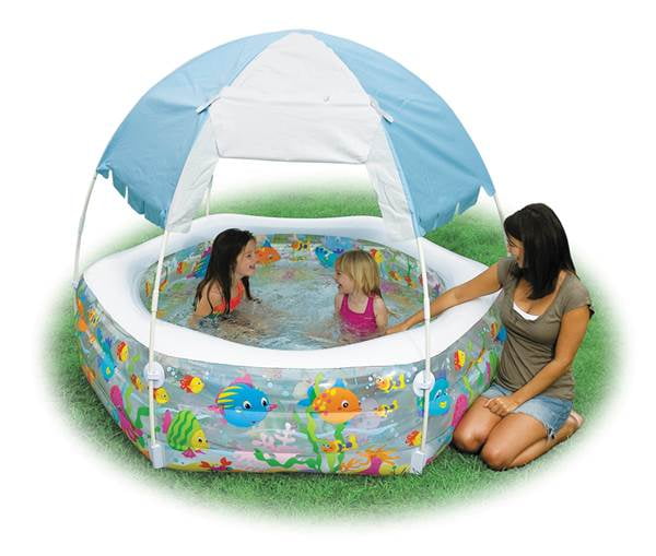 intex swim center ocean reef inflatable pool