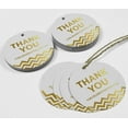 thumbnail image 4 of Inkdotpot Real Gold Foil Thank You For Celebrating With Us Bridal Shower-Baby Shower-Retirement-Wedding-Birthday Tags Favor Hang Paper Tags 50 Pieces, 4 of 7