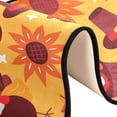 thumbnail image 4 of Coolnut Thanksgiving Sunflower Runner Rug 72x24inch,Non-Slip Anti Fatigue Comfort Floor Mats Kitchen Long Rugs for Bedroom Living Room Bathroom Hallways Entrywa53, 4 of 7