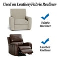 thumbnail image 6 of Velvet Antislip Sofa Cover Beige for Large Recliner (28 Inch), 6 of 6