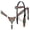 Brown w/ Cactus, variant on HILASON Western Horse Floral Hand Carved Tack Set Genuine Leather Brown