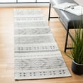 thumbnail image 2 of SAFAVIEH Classic Vintage Eric Geometric Polyester Runner Rug, Grey, 2'3" x 8', 2 of 8