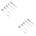 thumbnail image 2 of Inteprter 5 unids/set cucharas medidoras Mini cucharas de medida graduadas de acero inoxidable accesorio de cocina 2piezas, 2 of 6