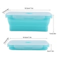 thumbnail image 2 of Collapsible Food Container, Leakproof Silicone Lunch Box With Vent, 800mL, 2 of 6