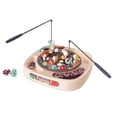 thumbnail image 2 of Kids Musical Fishing Game Toys Children Rotate Board Catching Toy Set, 2 of 5