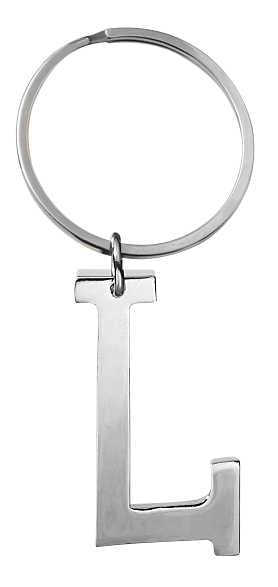Ganz Silver Initial Keyring Keychain Key Ring Chain ID Tag Gift 7 LETTERS 