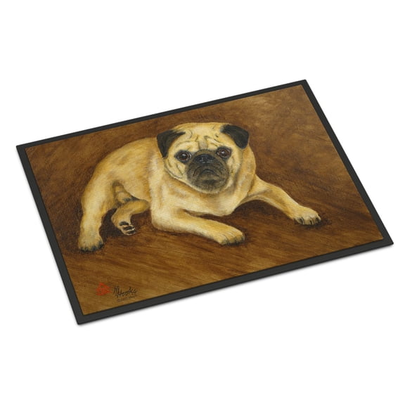 Fawn Pug Roscoe Door Mat
