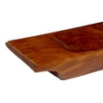 thumbnail image 3 of DecMode 27", 24"H Contemporary Wood Tray, Brown, 1 - Piece, 3 of 7