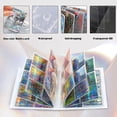 thumbnail image 4 of Portable Card Collection Binder, Trading Cards Binder With High-Clarity Pages Showcases Your Collection In Style, Archival-Safe Non-Pvc Material Offers Unmatched Protection, 4 of 5