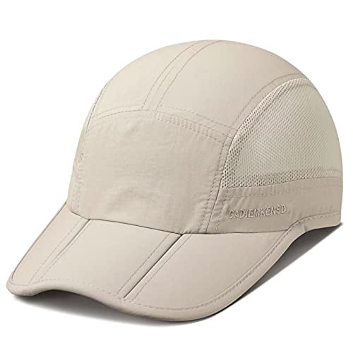 Outdoor Hat Folding Reflective Running Cap Unstructured Sport Hats for Men & Women GADIEMKENSD UPF 50