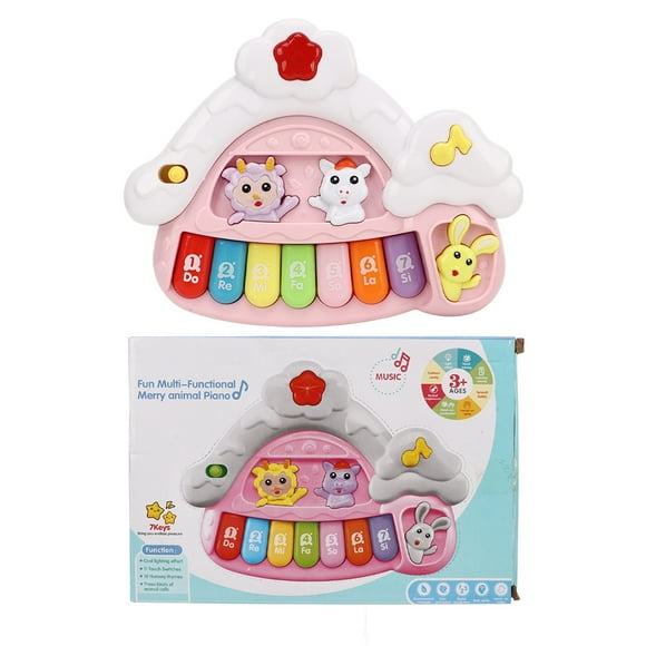 MAYUJIAA Toy Keyboard 7 Keys Keyboard Piano Children Electronic Piano Toy Gift for Boys Girls HW313-8575