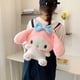 thumbnail image 1 of Opciones Kawaii Kuromi Messenger bag suave peluche hombro kuromi hello kitty kt bolso de felpa para niñas regalos, 1 of 4