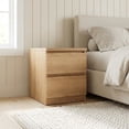 thumbnail image 4 of Hickory Nightstand with 2 Drawers and Timeless Design, 4 of 5