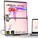 thumbnail image 1 of Monitor Portátil JSAUX FlipGo 16" 2.5K IPS Diseño Magnético para Windows, Linux, MacOS, 1 of 9