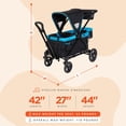 thumbnail image 3 of Baby Trend Expedition® 2-in-1 Stroller Wagon PLUS, Ultra Marine, 3 of 5