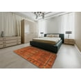 thumbnail image 4 of Ahgly Company Indoor Square Abstract Red Fox Red Area Rugs, 4' Square, 4 of 6