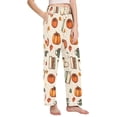 thumbnail image 2 of FORMRS Women's Pajama Pants with Pockets Soft Comfy Loungewear Sleep Bottom, Sizes S-2XL, Beige Fall Coffee, 2 of 8