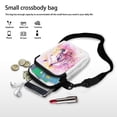 thumbnail image 7 of HELLHERO Horse and Cherry Blossom Pattern Farmhouse Gift Adjustable Strap Sling Bag with Zipper Closed for Outdoor Travel, 7 of 7