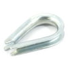 Forney Wire Rope Thimble - 3/16" (4.76mm) Standard duty zinc-plated wire rope (aircraft cable) thimble, 1 each, sold by each