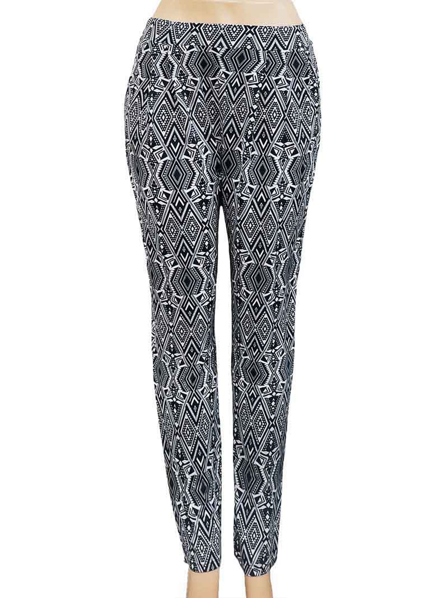 African Art Tribal Print Womens Yoga Harem Pants