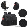 thumbnail image 2 of Sunyuer Convertible Diaper Bag Backpack, Waterproof Stylish Nappy Changing Bag, Travel Mummy Bag with Changing Pad & Shoulder Strap, 2 of 7