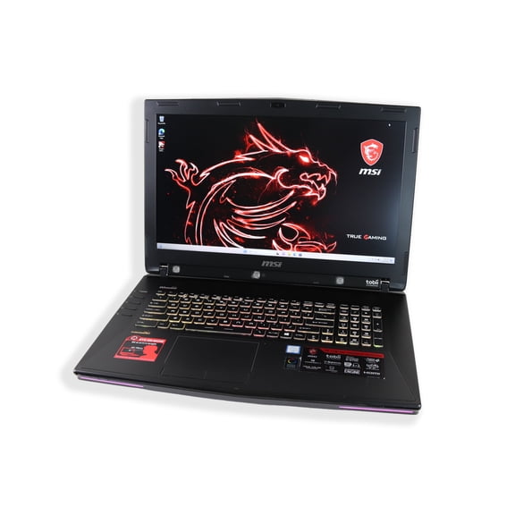 Pre-Owned MSI GT72S 17.3" FHD Gaming Laptop, Intel Core i7-6820HK, 48GB RAM, 1TB HDD, 256GB SSD, NVIDIA GTX 980M 8GB, Blu-ray