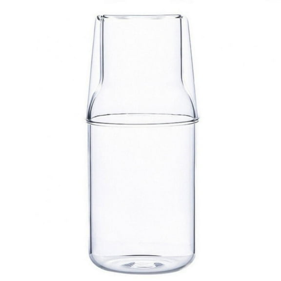 Glass Thick Durable Beautiful Lines Glass Cup Kit .500ml Large Capacity