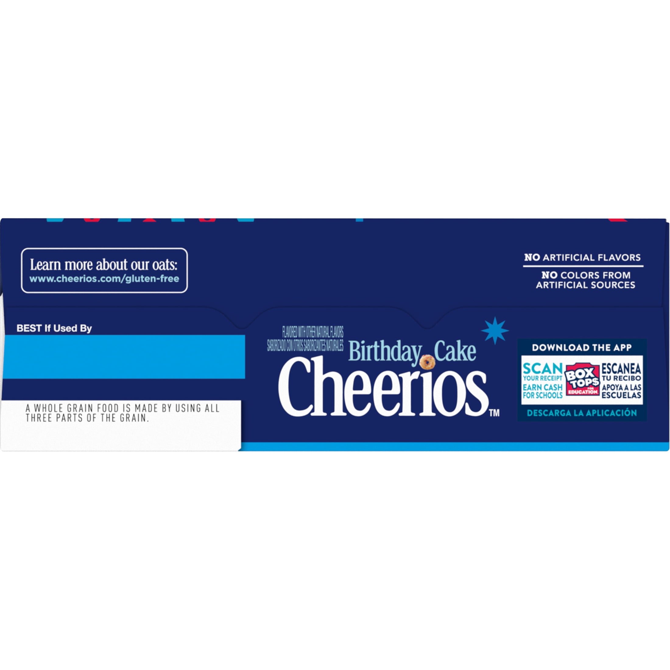 Birthday Cake Cheerios Breakfast Cereal, Gluten Free, Family Size, 19 oz