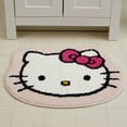 thumbnail image 2 of Hello Kitty Kids Bath Rug, 22" x 18", Pink, 2 of 6
