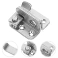 thumbnail image 4 of Shisuyan 2pcs Flipping Latch Gate Bolt Latch Safety Door Lock Catch Stainless Steel Latch, 4 of 8