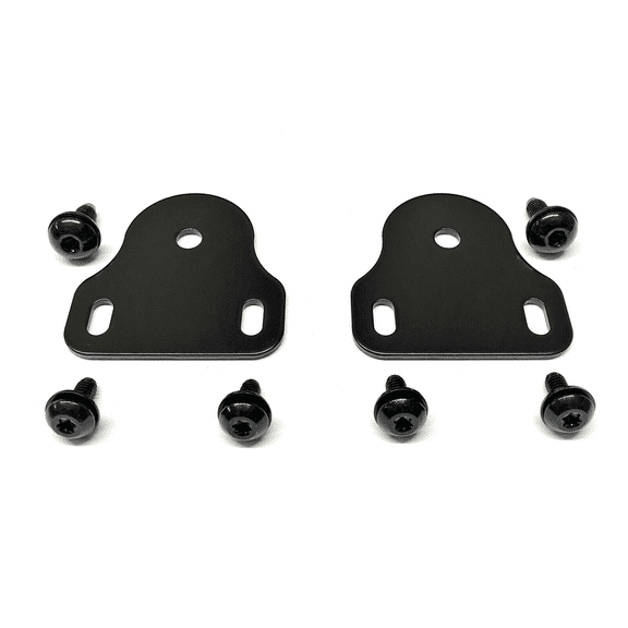 Set of Windshield Dash Plate Brackets and Bolts FITS 87-95 Jeep Wrangler YJ