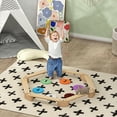 thumbnail image 2 of Qaba 6 PC Wooden Balance Beam for Kids, for Coordination, 2 of 10