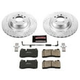 thumbnail image 3 of PowerStop Front Z23 Evolution Sport Carbon-Fiber Ceramic Brake Pad and Drilled & Slotted Rotor Kit Fits: LAND ROVER Select Models K5424, 3 of 10