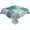 Grey, variant on Square/Round Table Cloths 42x42inch,Abstract Texture Teal Party Tablecloth Cotton Linens Table Covers for Kitchen Dinning Wedding Decoration,Stain/Wrinkle Resistant,Washable,Oil Painting Art
