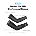 thumbnail image 4 of Sunscreen Arm Sleeves Summer Ice Silk Seamless Riding Arm Guards Unisex Outdoor Sports Running Basketball Cycling Elbow Pads-M, 4 of 7