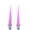 Heather Pink, variant on Traditional Danish Style Pointed Taper Candles - 13 Inch
