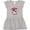 AC-Heather Grey, variant on Inktastic My Nana Loves Me Penguin Girls Toddler Dress