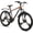Orange, variant on HILAND 26" MTB Mountain Bike for Men Women Adults, 18-Speed, Disc Brake, Lightweight Aluminum Frame, 3/6 Spoke Wheel