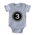 thumbnail image 1 of CafePress - Monogram Medallion 3 - Cute Infant Baby Football Bodysuit, 1 of 1