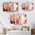 thumbnail image 4 of Designart "Serendipitous Circular Geometric Serenity IV" Modern Geometric Framed Wall Art Set Of 3 - Gold Abstract Frame Canvas Set For Living Room Decor, 4 of 7