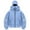 Sky Blue, variant on TTUHYWXI Christmas Balaclava Hoodie Zipper Winter Hoodies for Men Women Trendy Double Layer Hooded Sweatshirt Fleece Zip Jacket (Light Gray, XL)