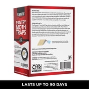 Eliminator Pantry Moth Traps, Pheromone Moth Traps, 2 Pack