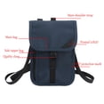 thumbnail image 3 of Porta Pasaporte Con Bloqueo RFID, Bolsa De Viaje RFID Con Múltiples Bolsillos Que Evita El Robo Para Viajes Para Tarjetas De Crédito Para Documentos, 3 of 7