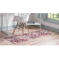 thumbnail image 3 of Rugs.com Charleston Collection Rug – 10 Ft Runner Pink Low-Pile Rug Perfect For Hallways, Entryways, 3 of 9