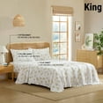 thumbnail image 3 of THD Blue & Yellow Floral Bed Sheets - 4 Piece Bed Sheet Set - Wrinkle Resistant & Ultra Soft - Fits Mattresses up to 15 Inches Deep, 3 of 6