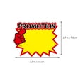 thumbnail image 4 of BRIGHTFUFU 50 unids publicidad pegatinas de venta etiquetas promocionales etiquetas en blanco Precio Signos, 4 of 7