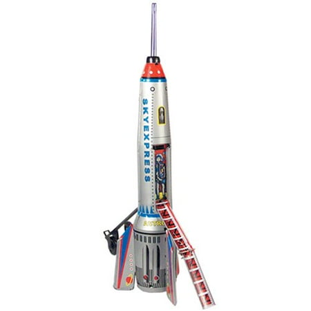 - Alexander Taron Collectible Decorative Tin Toy Rocket Ship