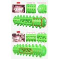 thumbnail image 5 of Juguetes para masticar para cachorros, juguetes para masticar para perros, palo de maíz para entrenar y limpiar los dientes, cepillo de dientes con ventosa chirriante, juguete interactivo para perros pequeños y medianos (azul) JM, 5 of 5